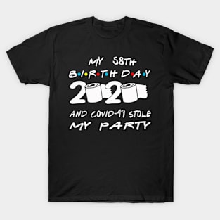 58th Birthday Quarantine T-Shirt